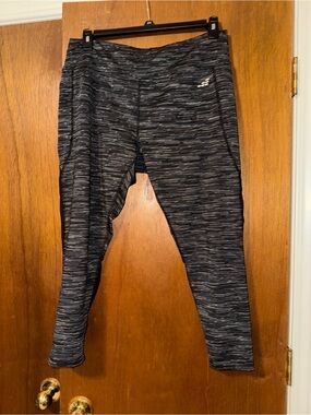 bcg Black and Gray Space-Dye Leggings
